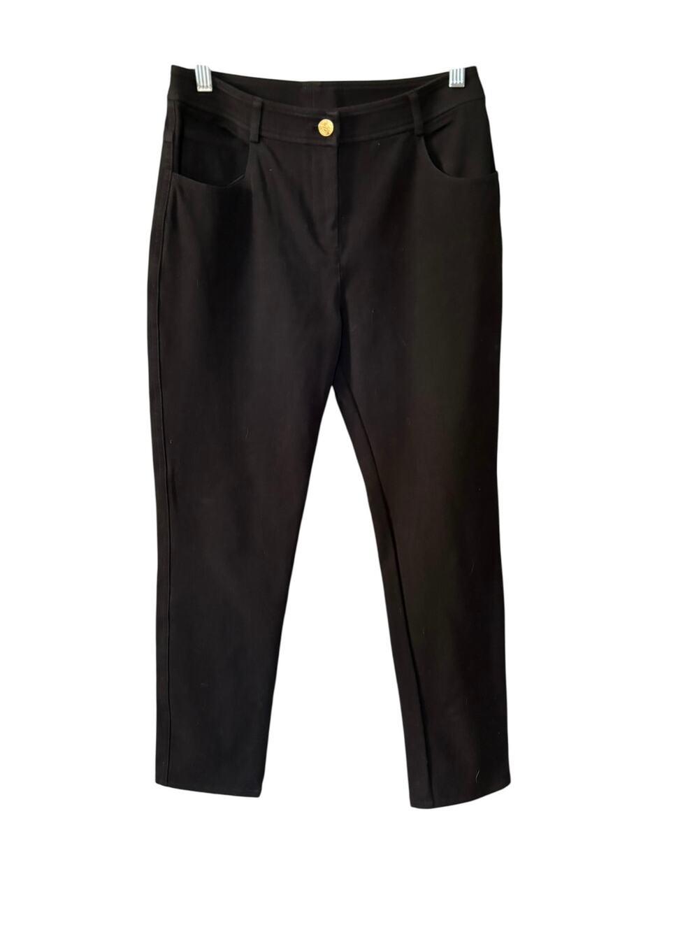 St. John Black Jeans Pants Size 2 Ankle Crop
